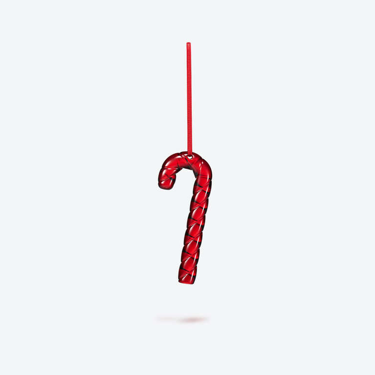 Candy Cane Ornament Red Red