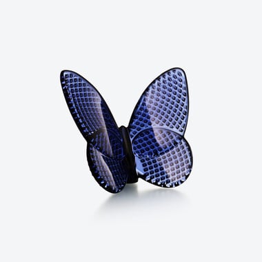 Lucky Butterfly Baccarat in Blue Silver