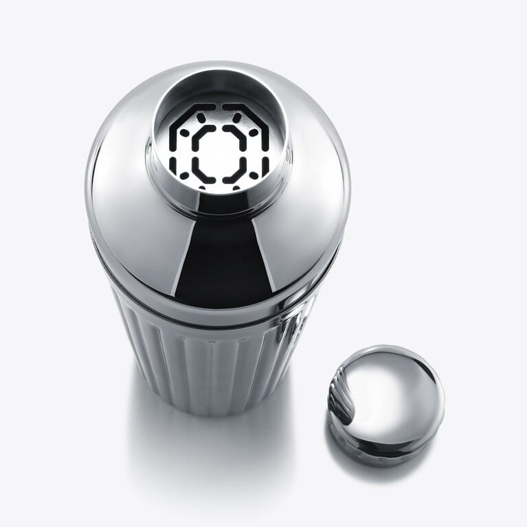 Harmonie Shaker Baccarat in Steel Silver View 2
