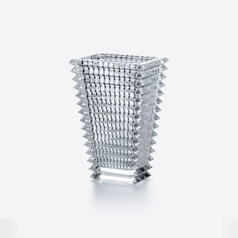 Vaso Eye Rettangolare S Baccarat in Cristallo Clear