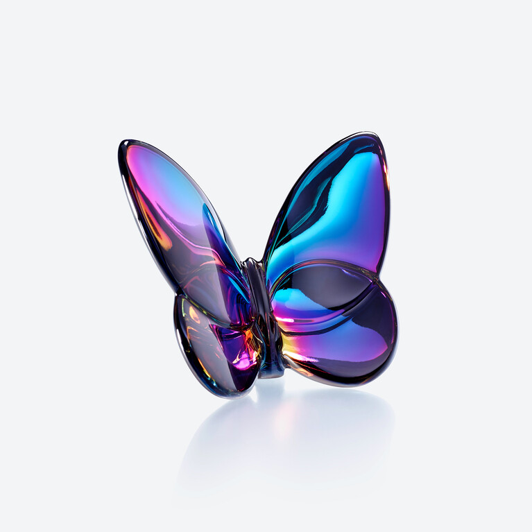 Lucky Butterfly Blue Scarabee Baccarat