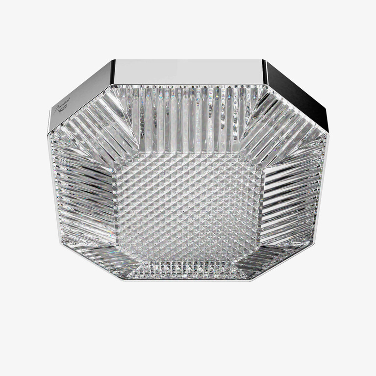 Octogone Ceiling Unit (1L) Baccarat in Clear Crystal View 1