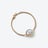 Crois&eacute; Silver Bracelet Baccarat in 18-Karat Gold-Plated Clear