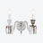 Z&eacute;nith Flou Wall Unit (2L) Baccarat in Crystal Multicolor