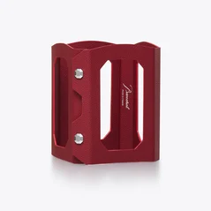 Select 옥타곤 디캔터 케이스 (Octogone Decanter Case) Baccarat, 레드 레더로 만든