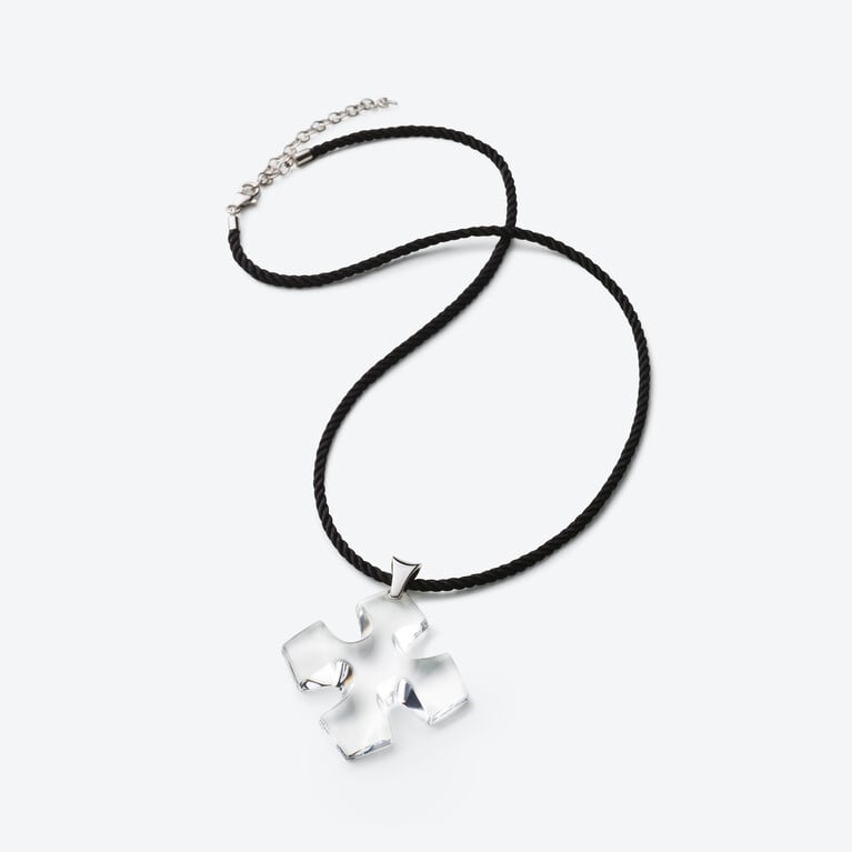 Occitane Pendant Baccarat in Silver Clear