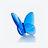 الفراشة لاكي أزرق