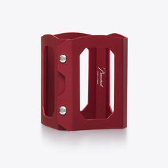 Select Octogone Decanter Case Baccarat in Leather Red