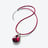 Psydélic Silver Pendant Baccarat in Silver Red