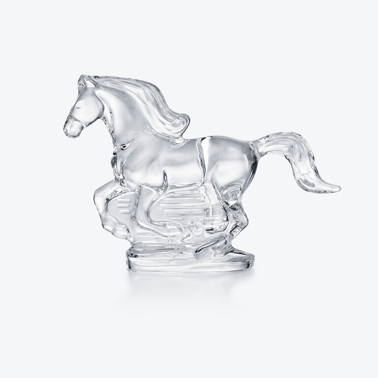 Zodiac Horse 2026 Baccarat in Clear Crystal