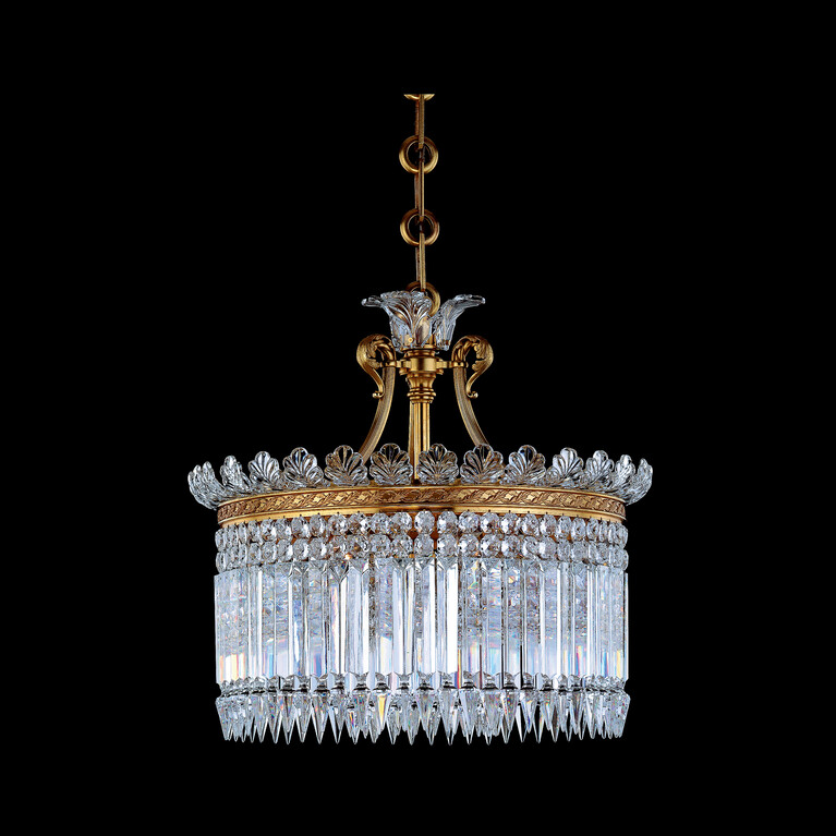 Lustre Crinoline (13L) Baccarat en Cristal Or Voir 1