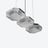 Octogone Ceiling Lamp (3L) Baccarat in Crystal Clear