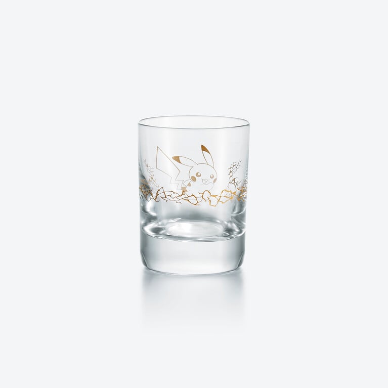 Pikachu Lightning Gold Tumbler Baccarat, Spirit glass in Crystal Gold View 2