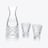 Swing Sake Carafe & Glasses Set Baccarat in Crystal Clear