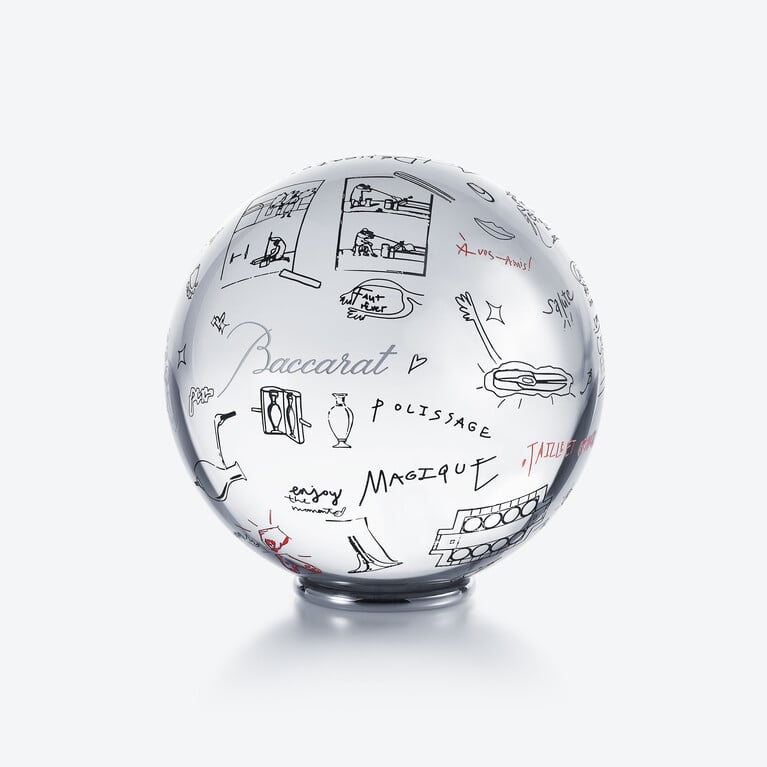 Boule de Cristal Sirius Harry Nuriev Baccarat en Cristal Clair Voir 1