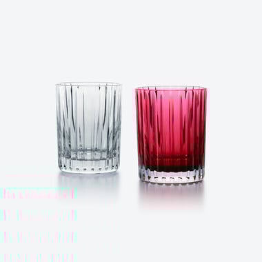 ハーモニー タンブラー レッド＆クリア セット  Baccarat