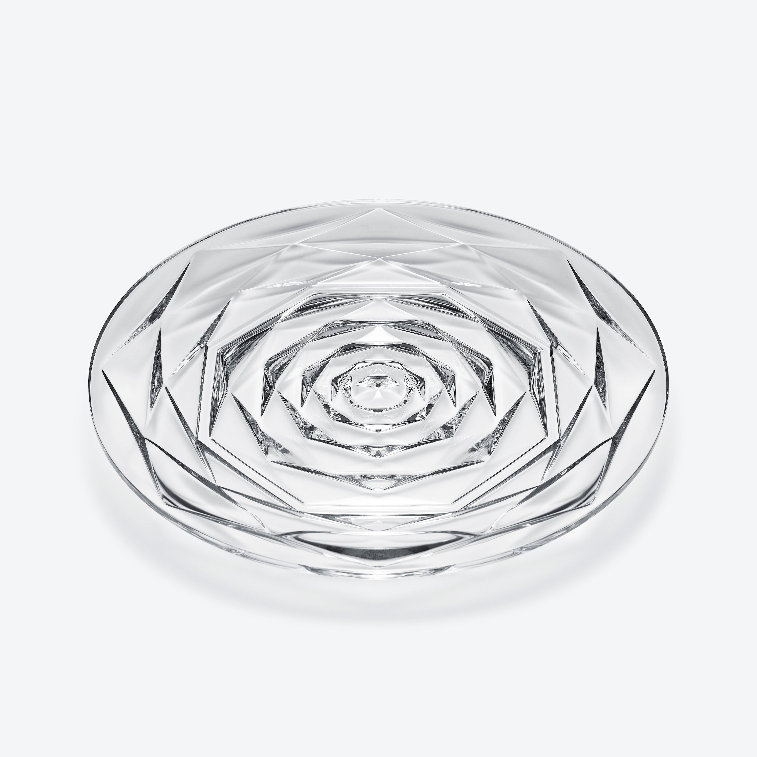 Baccarat クリスタル ラウンドプレート　SWING ばら Swing Plate | Baccarat United States