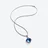 M&eacute;dicis Silver Necklace Baccarat in Silver Blue