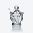 Harcourt Missouri Jam Jar S Baccarat in Clear Crystal