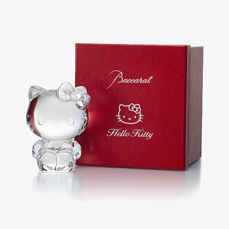 Hello Kitty Figurine Baccarat in Crystal Clear View 4