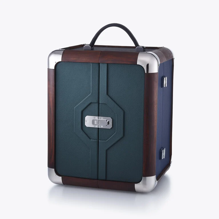 Octogone Trunk Louxor Baccarat in Leather Multicolor View 1