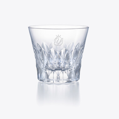ダリア タンブラー 2026（Yイニシャル入り） Baccarat、クリアのクリスタル製