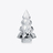 クリスマスツリー ルクソール M Baccarat、クリアのクリスタル製
