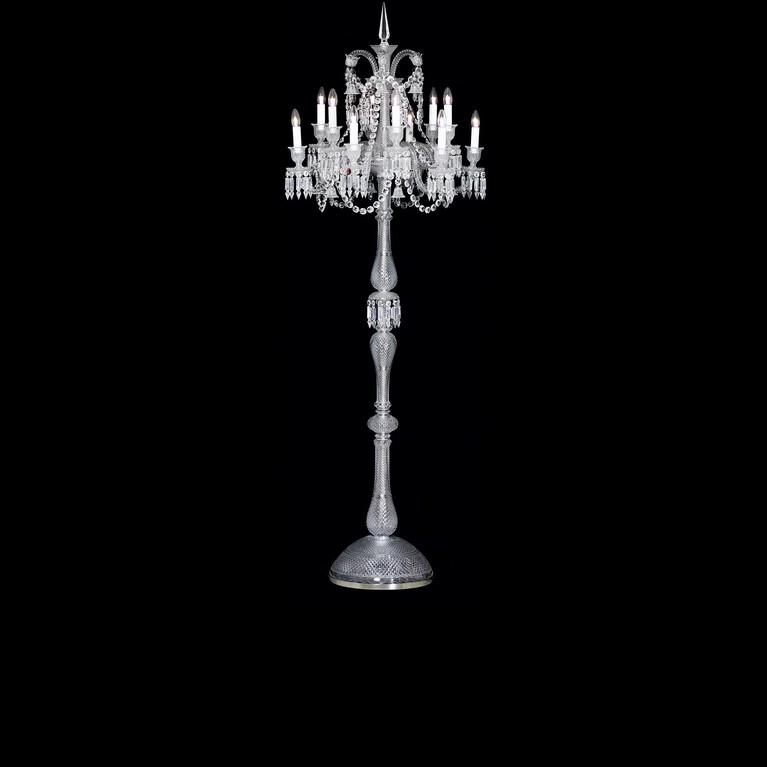 Candelabro Z&eacute;nith (12L) Baccarat in Cristallo Clear