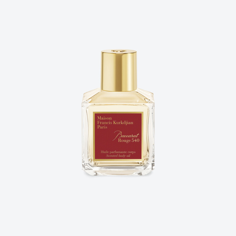 Baccarat Rouge 540 Scented Body Oil​ 70 mL (2.4 fl.oz.) Baccarat in Clear Glass View 1