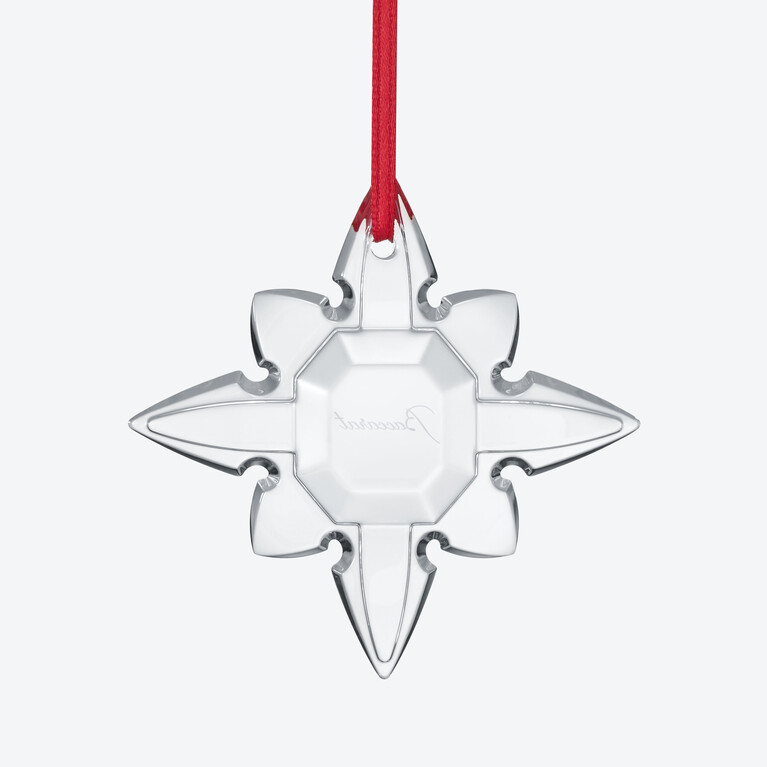 No&euml;l Annual Ornament Octogone 2026 Baccarat in Clear Crystal View 2