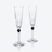 Harcourt Eve Flutes Baccarat, Champagne flute in Crystal Clear