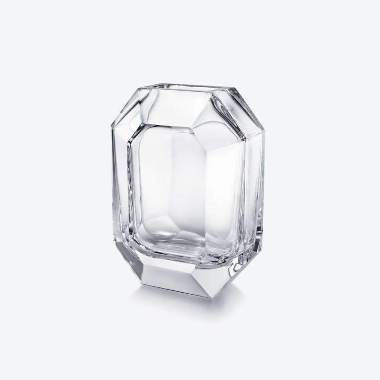 Octogone Vase Baccarat in Crystal Clear View 1