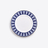 Arcadia Blue Dessert Plates Baccarat in Porcelain Blue