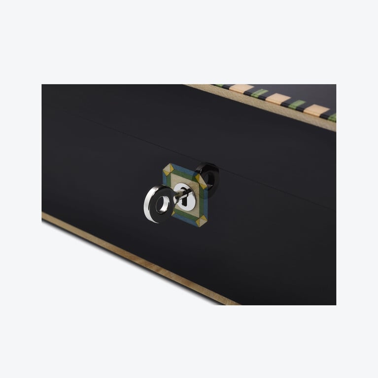 Louxor Cigar Humidor Baccarat in Multicolor Wood