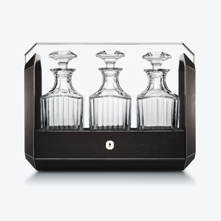 Octogone Tantalus Schwarze Eiche Baccarat in Schwarzem Holz Siehe 3