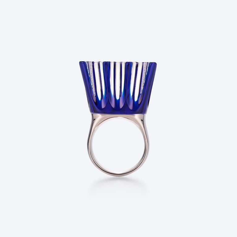 Bague Empereur l'Eclat de Talleyrand Argent Bleu