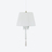 Suspension Torch Baccarat en Cristal Blanc