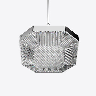 Octogone Ceiling Lamp (1L) Baccarat in Crystal Clear