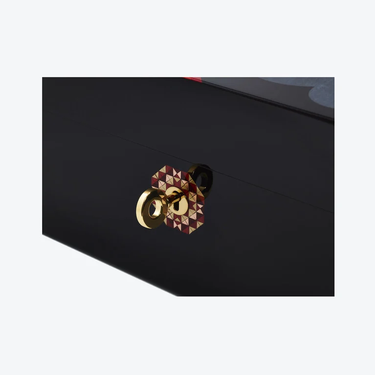 Pegasus Cigar Humidor Baccarat in Wood Multicolor View 3