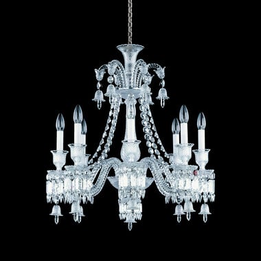 Z&eacute;nith Chandelier Short (8L) Baccarat in Crystal Clear