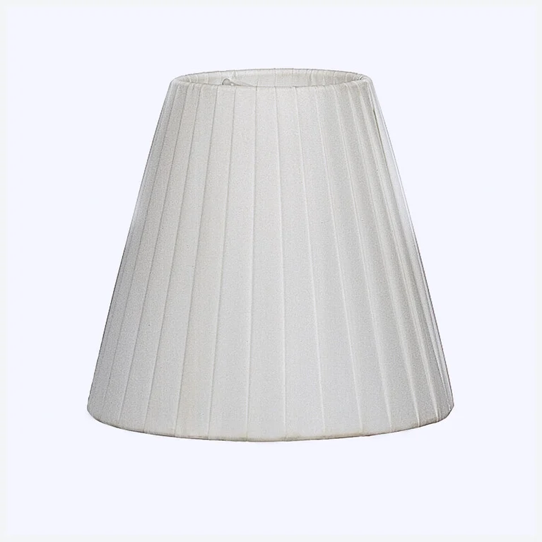 Fant&ocirc;me Lampshade Baccarat in Taffeta White View 1