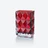 Louxor Rectangular Vase Baccarat in Crystal Red