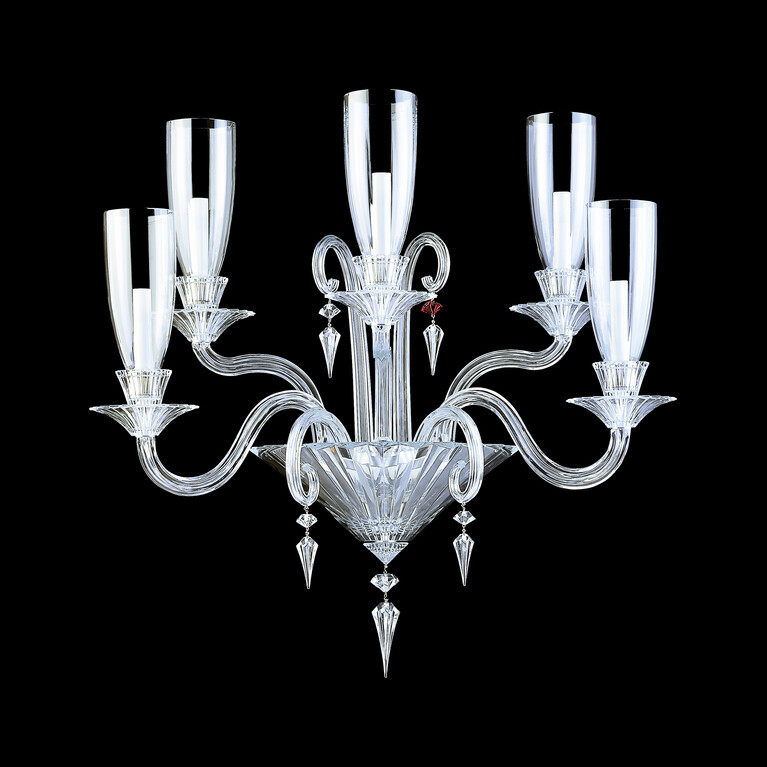 Mille Nuits 壁燈 (5L) Baccarat, 透明水晶製成