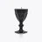 Harcourt Candlestick-Kerze Baccarat in Schwarzem Wachs