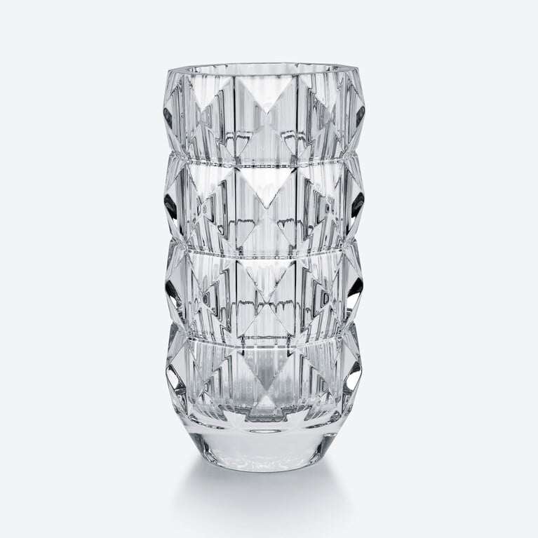 Louxor Round Vase XL Baccarat in Crystal Clear View 1