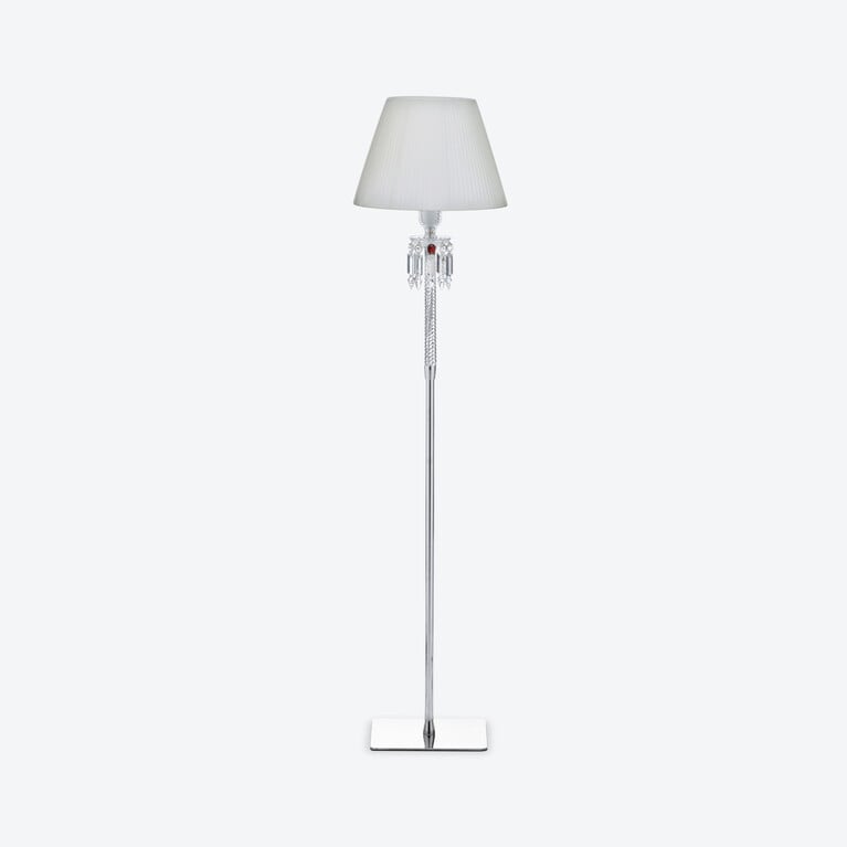 Torch Floor Lamp Baccarat in Crystal White View 1