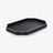 Octogone Tray L Baccarat in Recycled leather Black