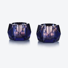 Select Louxor Votives Baccarat in Crystal Blue
