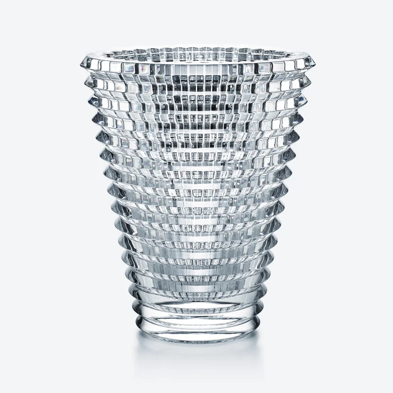Eye Oval Vase XL Baccarat in Crystal Clear View 1