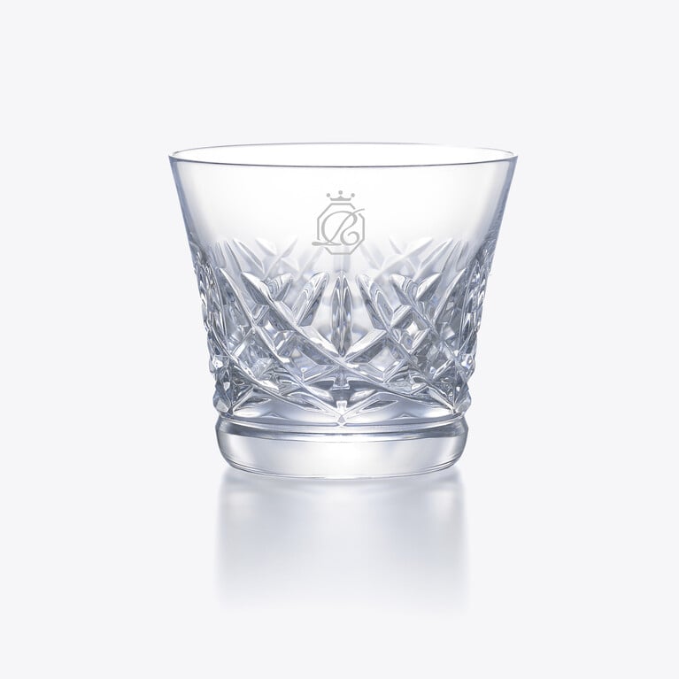 アリア タンブラー 2025（Rイニシャル入り） Baccarat、クリアのクリスタル製